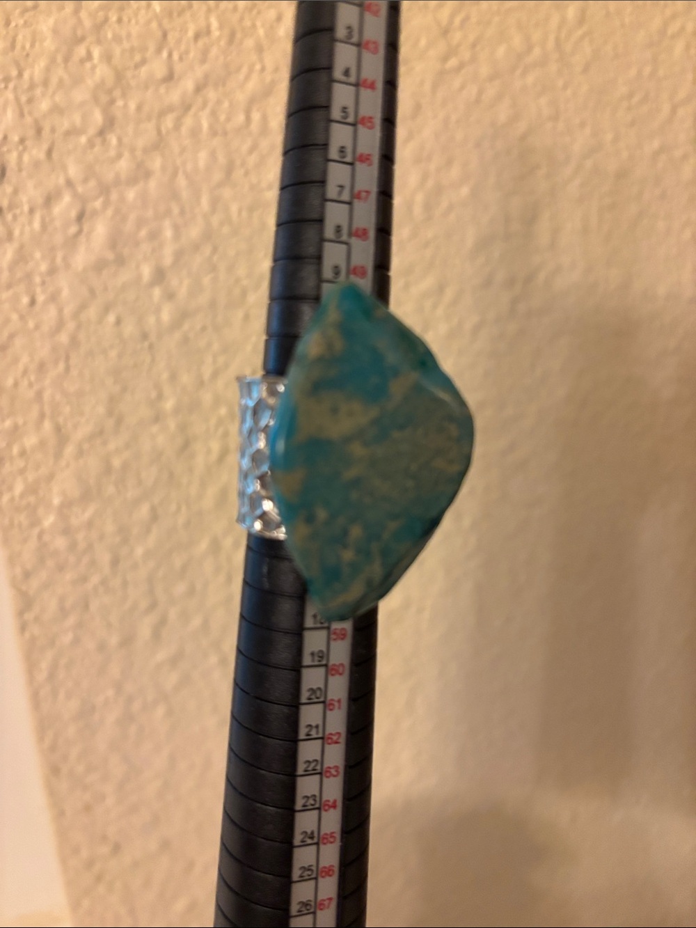Turquoise Stone Statement Ring - Women Jewelry - Picture 2 of 8